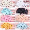 2024 Hot Sale Candy Color 10mm 12mm 15mm Round Resin Plastic Beads Bayberry Ball for Jewelry Bags Making