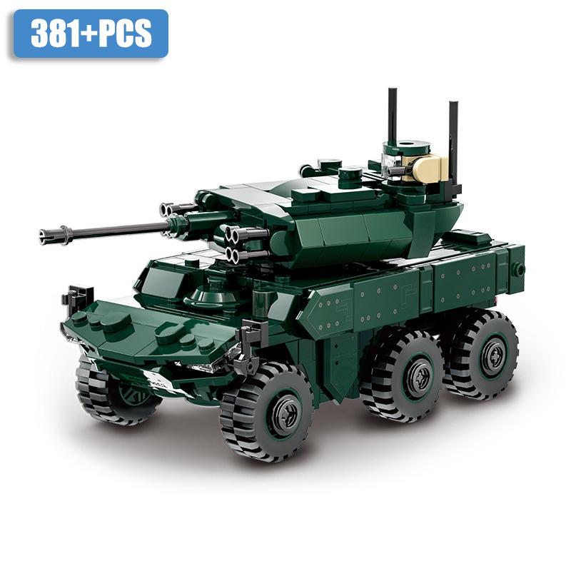 Blocuri de construcție Vehicul blindat DANA-M2 M142 HIMARS Boxer din Al Doilea Război Mondial Militare DIY VPK-7829 BTR-4 Tanc IFV Cărămizi Jucării Cadouri de Crăciun