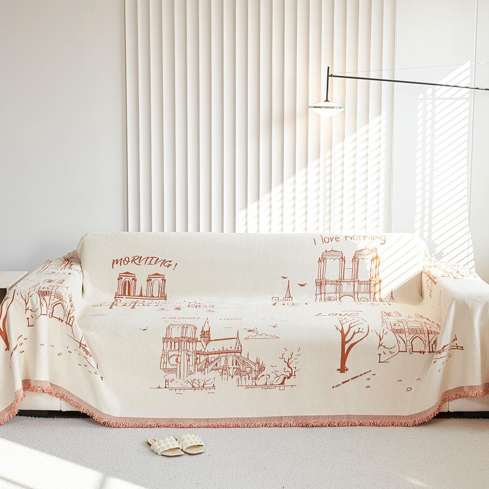 Four Seasons Universal Chenille Helenbergh Sofa Towel All-inclusive Sofa Cover Dust Cover — фото 4