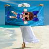 Custom Name Ultra-Soft Beach Towel with LOL Surprise Theme,Ideal for Pool - Camping, Diving - Perfect Travel Essential, Vibrant Beach Towel.