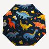1pc Dino World Automatic Open/Close Umbrella, Windproof, Folding Compact Umbrella with Lightweight Design for Women/Men123