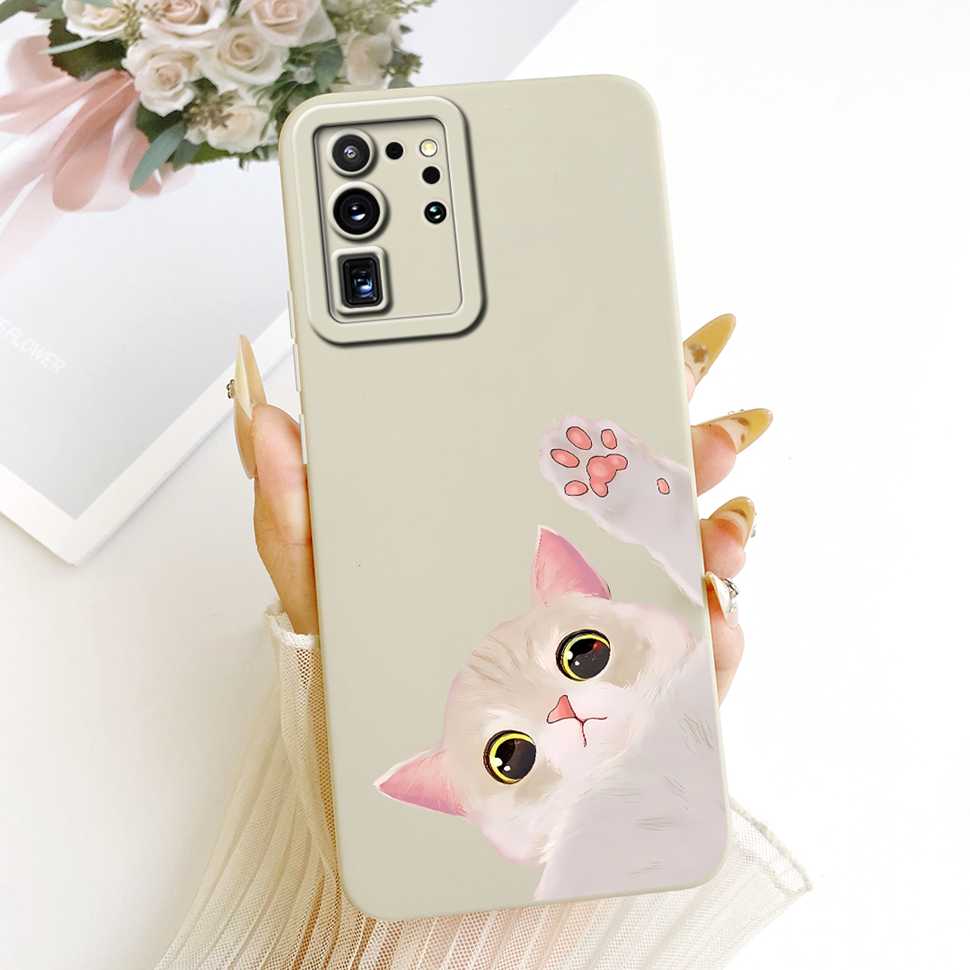For Samsung Galaxy S20 Ultra Case Fashion Cartoon Rabbit Silicone Back Cover For Samsung S20 Ultra 4G 5G Bumper Phone Cases