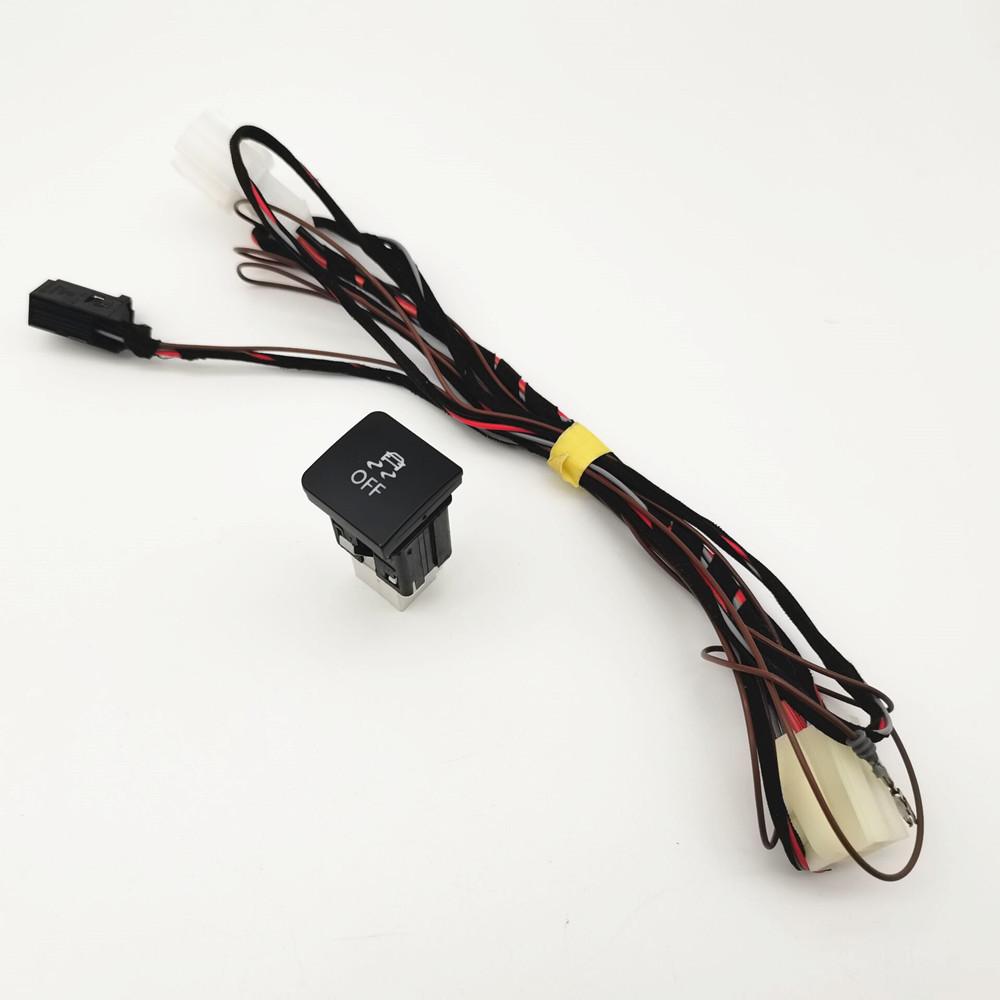 ESP-Traktionskontrollschalter AUS-Taste mit Kabelbaum für VW Golf Caddy Jetta EOS Scirocco 1KD927117 1KD 927