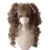 Cosplay Princess Cut Double Ponytail Synthetic Halloween Harajuku Wig Lolita Wig with Bangs  Party