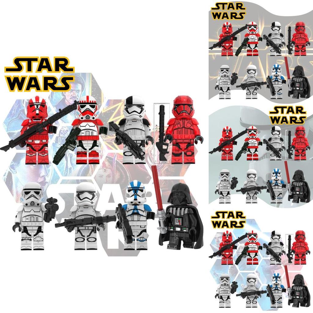 High-quality Star Wars Legion Puzzle Building Blocks Toy Xp262-269 Abs Plastic Diy Non-electric Export Type