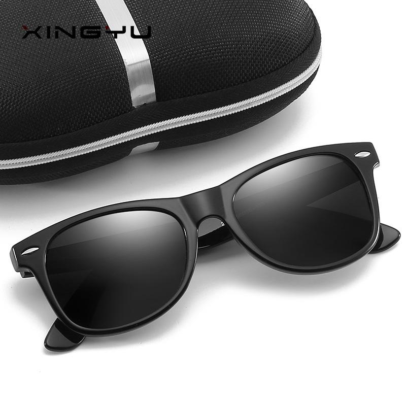European and American Men's and Women's Polarized Sunglasses with Color Mirror Lens Outdoor Eyewear for Driving & Fishing