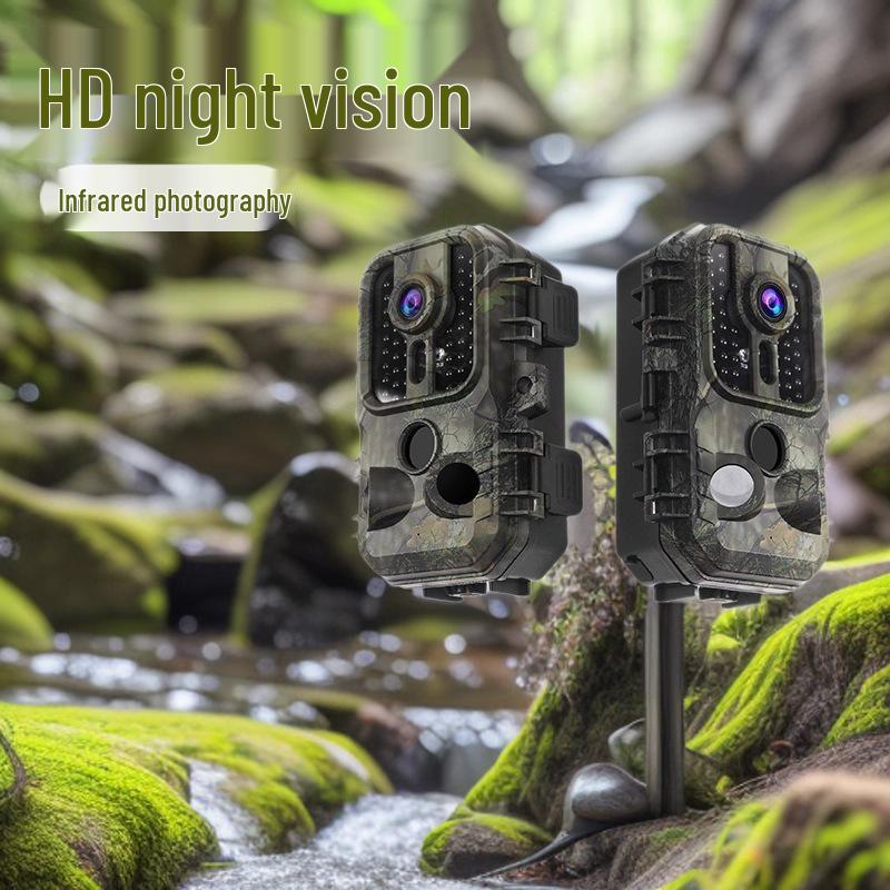 HD Night Vision Wildlife Camera: Forest Monitoring & Waterproof Infrared Sensor for Tracking and Hunting
