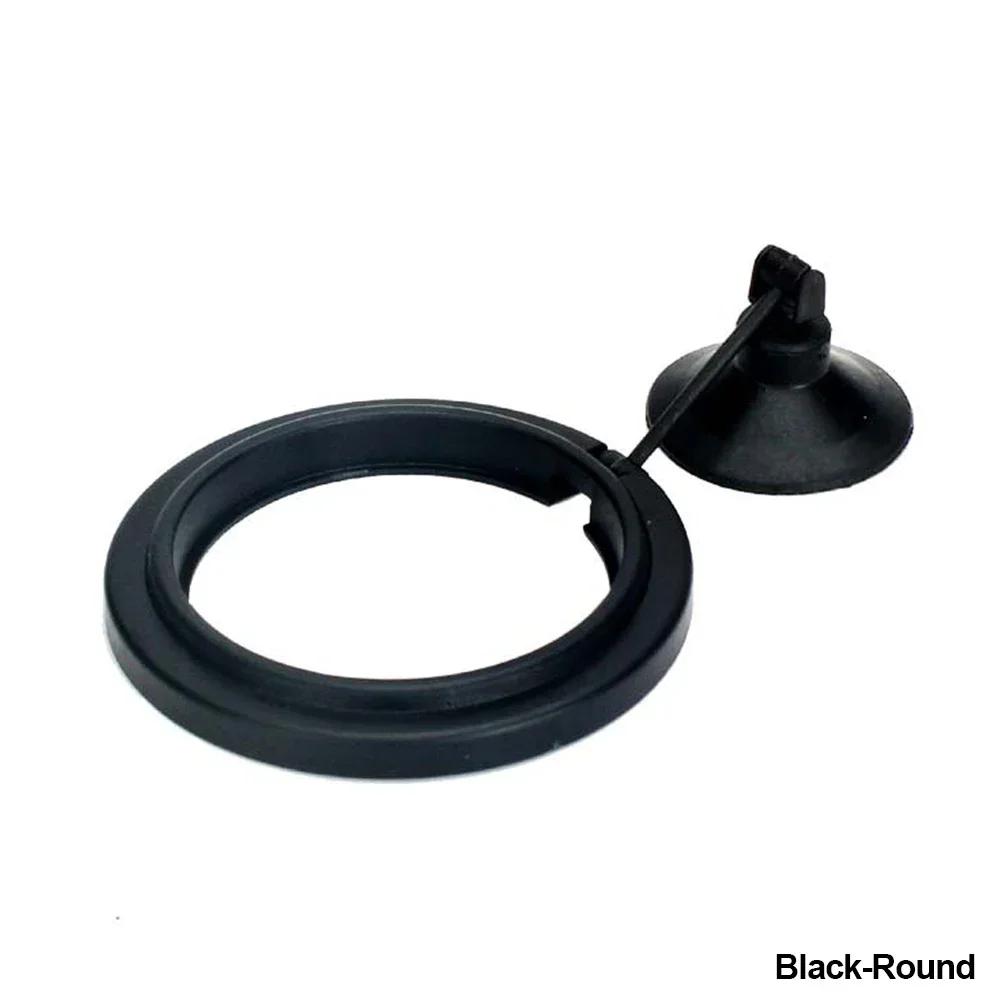 10*10cm Fish Food Feeder Suction Cup Aquarium Feeding Ring Fish Tank Station Floating Food Tray Feeder Square Circle Accessory
