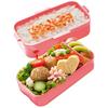 Skater Bento for Made in with a Soft Dishwasher and Microwave Disney Frozen x Shoko Nakagawa Box, 2-Tier, 600ml, Women, Japan, Dome-Shaped Lid, Safe,