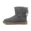 Mini Bailey Bow Velvet Ribbon 2.0 Plush Snow Boots Women Snow Boots Purple Gray 1118975-NHT