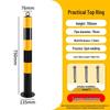 Reflective Anti-Collision Car Stopper Steel Warning Post