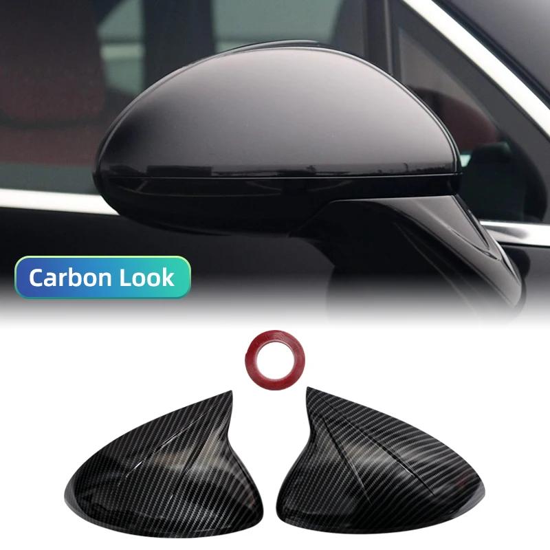 

1 Pair Real Carbon Fiber Rearview Exterior Side Mirror Cover Caps For Porsche Cayenne 2011-2014