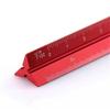 Multi-function Triangular Scale Ruler Smoothly Metal Ruler Students Measuring Ruler  Stationery