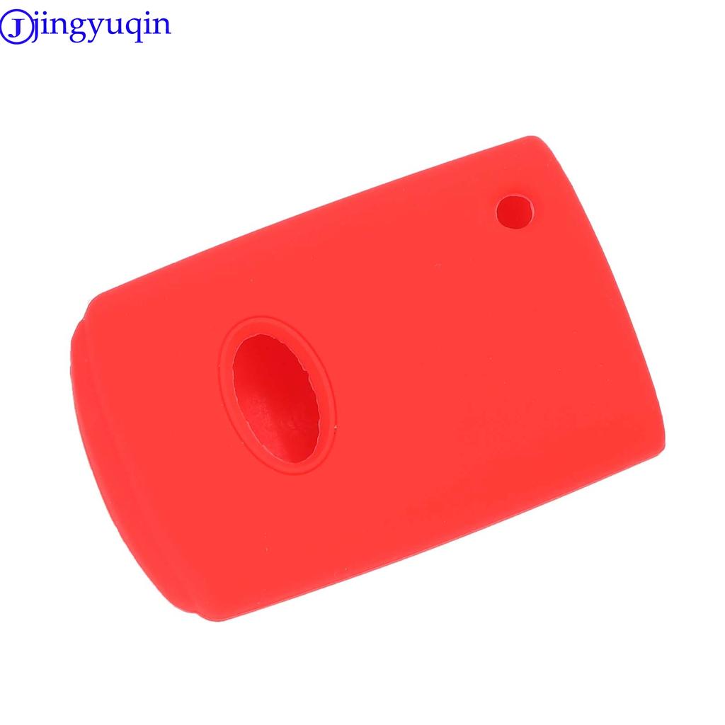 Jingyuqin Remote 4B Car Key Case Silicone For Kia Sorento K900 New K7 Cadenza 2017 2018 2019 Holder Styling Smart