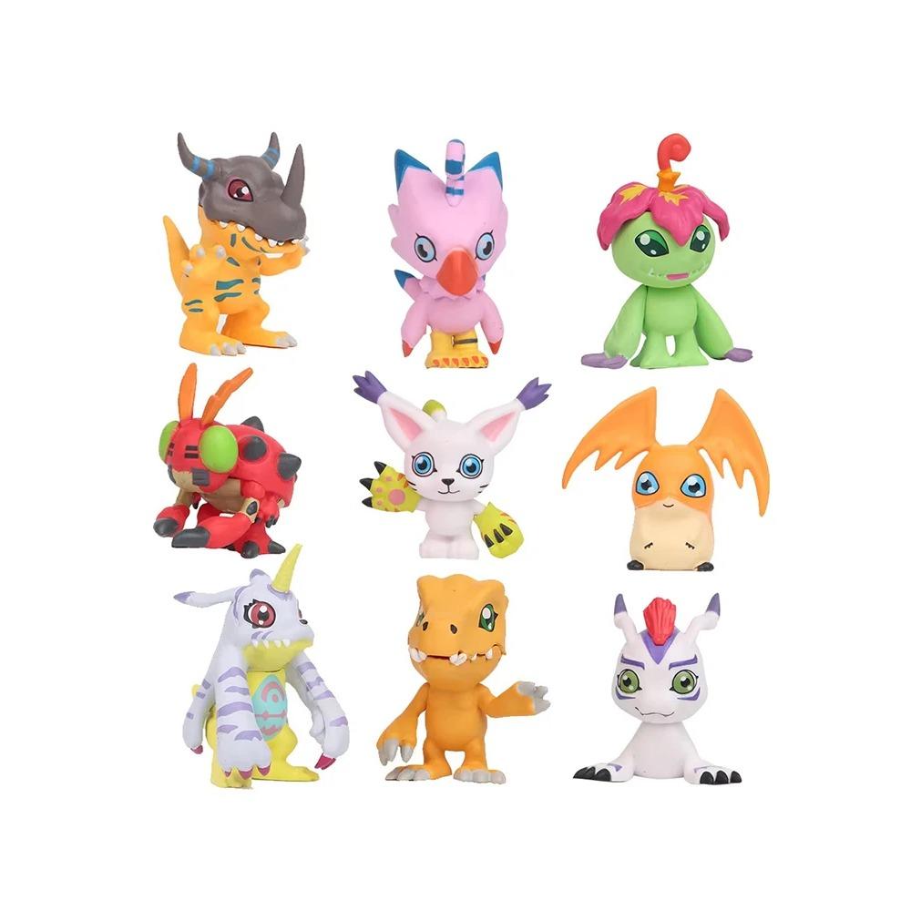 

Горячий набор из 9 шт. Фигурки Digimon Digimon Adventure Аниме Модель ПВХ Коллекционные Украшения Статуэтки Куклы Подарок на День Рождения Подарки