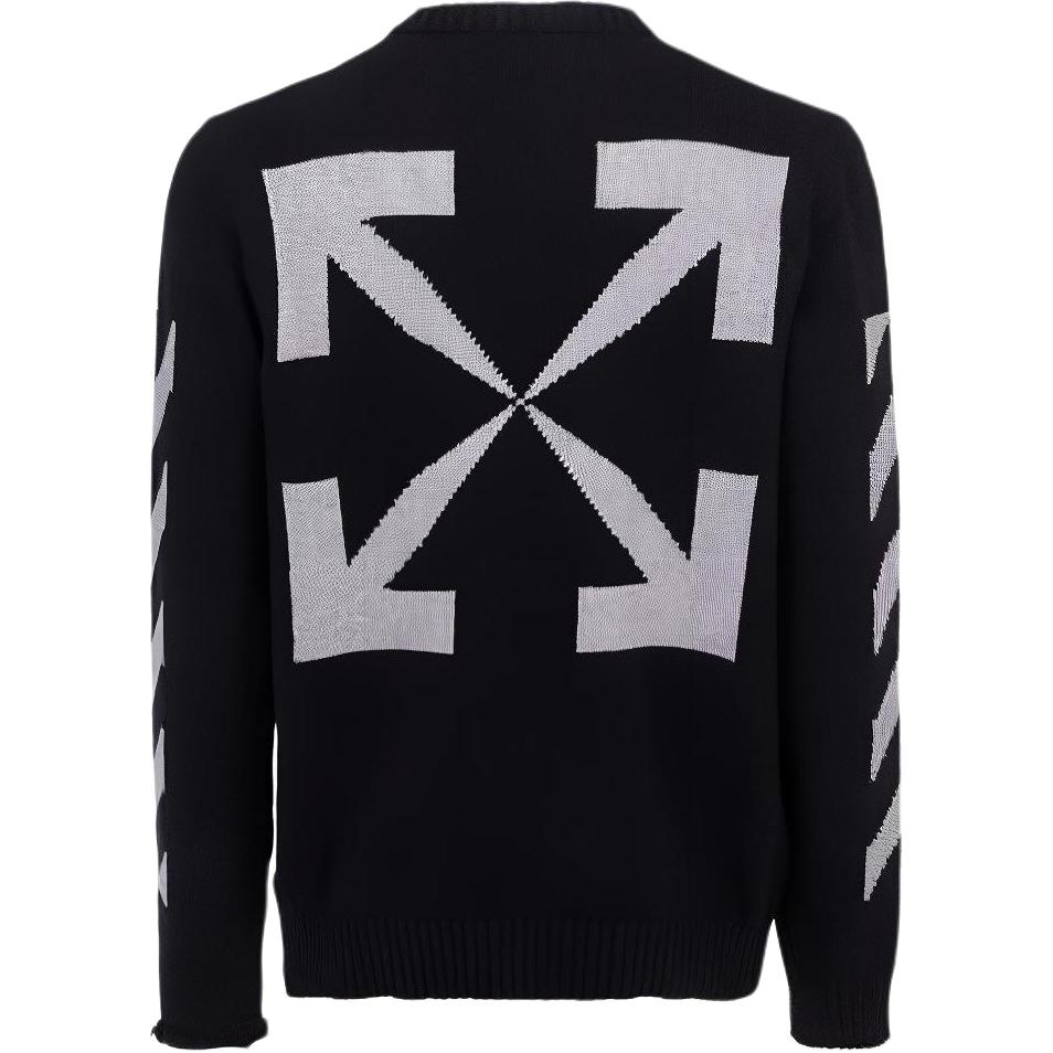 OFF WHITE Pil Rundhalsad Tröja OMHE023R21KNI0011041