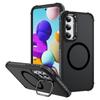 For Samsung Galaxy S23 FE Case with Lens Kickstand Matte Back Cover Compatible with MagSafe