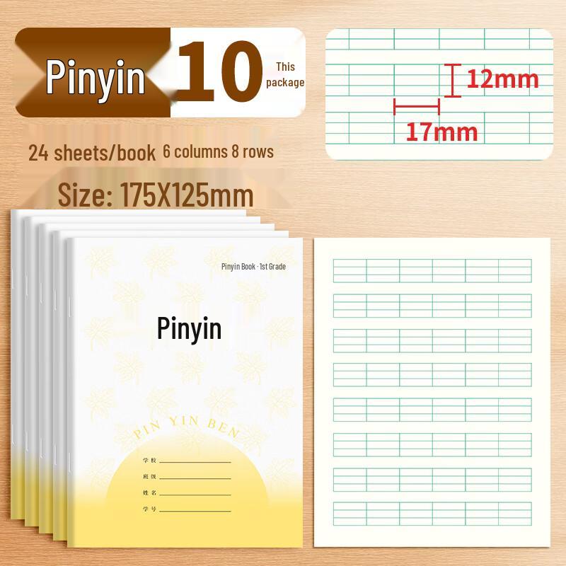 Primary School Pinyin Exercise Books