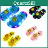 Smiley Summer Slippers For Kids Luminous And Quick-drying With Wear-resistant Material