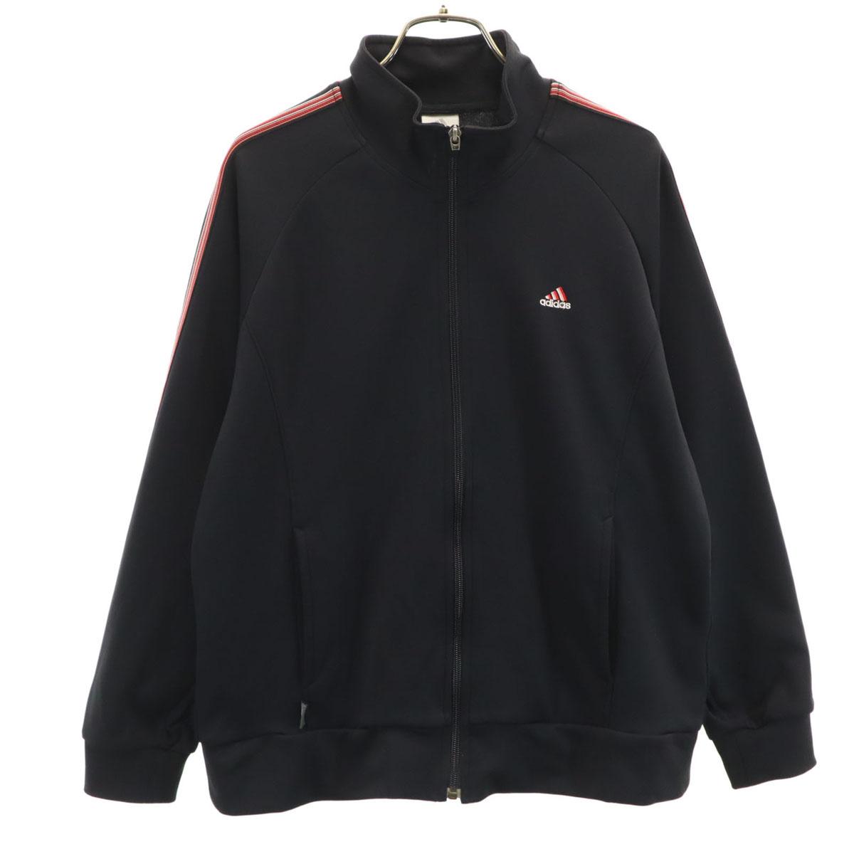 

adidas Спортивная куртка L черная Джерси Женская Б/У