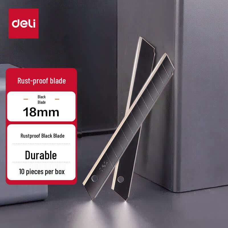Deli Large Black Blade Utility Knife Blades