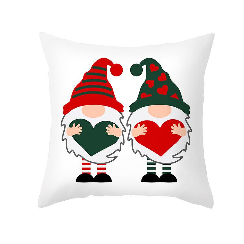Red Cartoon Love Valentine's Day Home Pillow Car Waist Support Cushion Sofa Cushion Pillow Cover