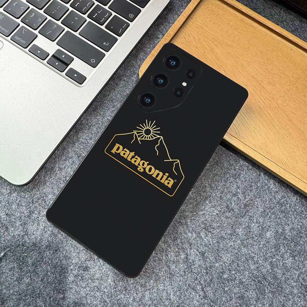 Etui na telefon z logo P-Patagonias dla Samsung S 24 Fe 25 Ultra Plus 20 Lite 21 30 22 23 24 22 Ultra 5G Fundas