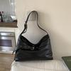 Korean Version Women'S Shoulder Bag Fashion Casual Large Capacity Tote Bag Autumn Winter Brown Crossbody Bag Black Handbag KTB