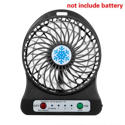 Portable Rechargeable Summer Fan Mini USB Charging Air Cooler 3 Mode Speed Regulation Fan