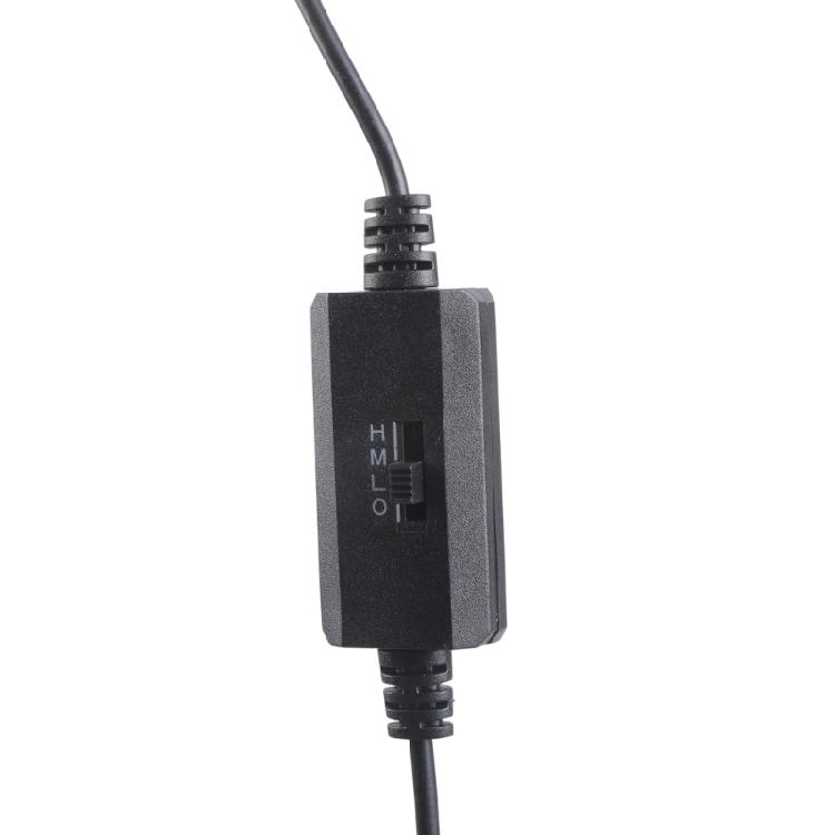 Adjustable 3 Stage USB to Open End Speed Control Cord For 5V Electronic Devices Including Desk Fan And Cooling Solution