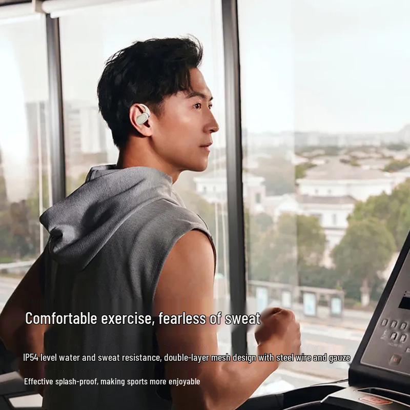 AI Smart True Wireless Noise Cancelling Sports Earhook Earbuds with Universal Bluetooth Connectivity