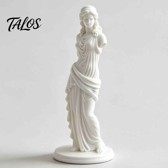 Greek Style Table Ornament 3D Printed Minimalist Goddess Sculpture, Retro European Armless Statue, Classical Photography Prop Statue Art Figurine for