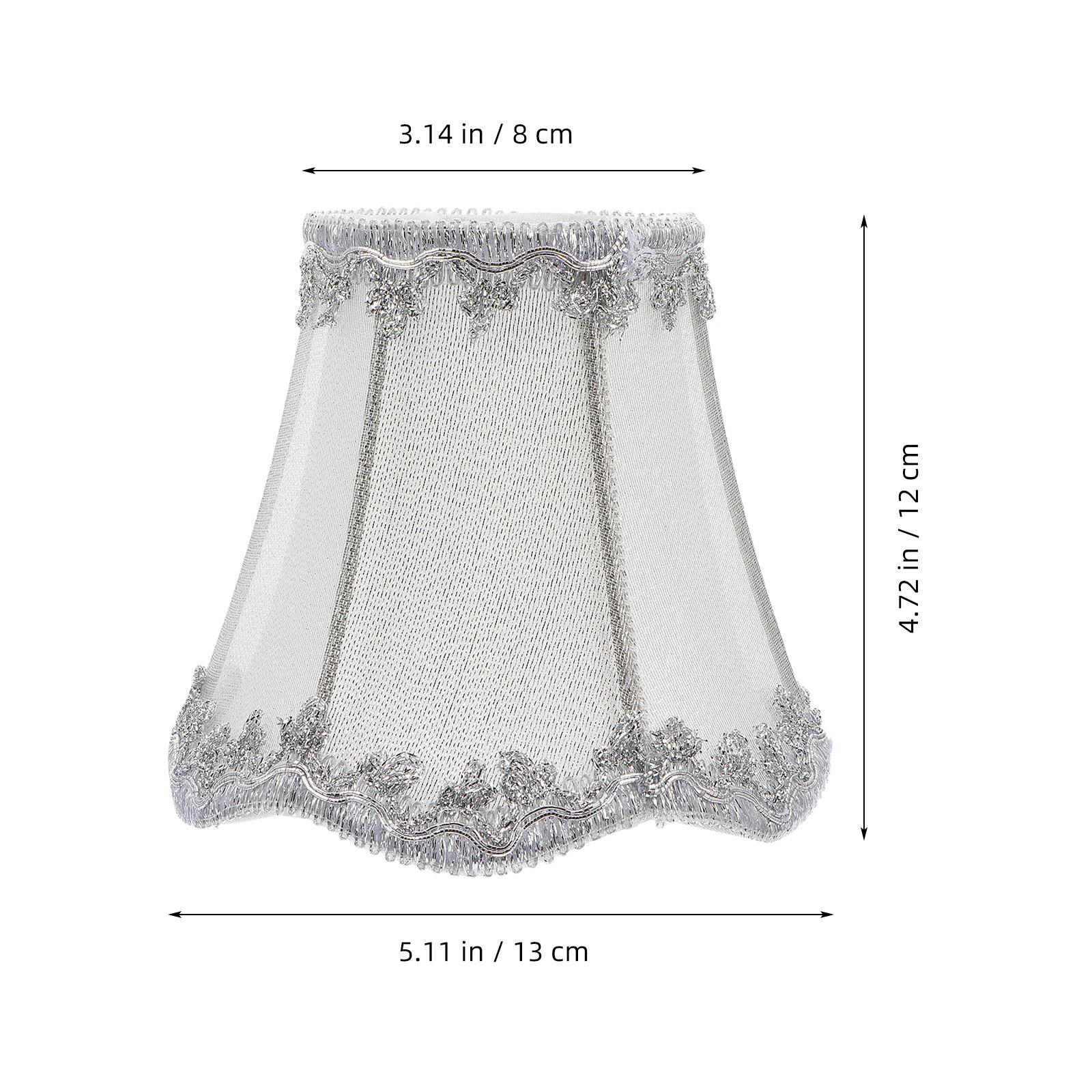 

1Pcs Cloth Lampshade Modern Fabric Table Lamp Shade Cover for Bedroom Living Room Soft Light Home Decor Ceiling Floor Wall Light срібний