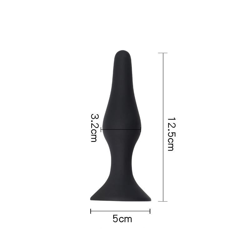 Plug anal en silicone noir, 4 tailles, jouets sexuels pour femmes, plug anal unisexe, jouets érotiques, produits sexuels pour hommes
