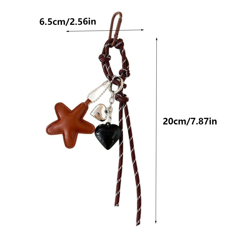Cute Star Shaped Mini Backpack Hanging Handbag Pendant Bag Pendant Bags Accessories