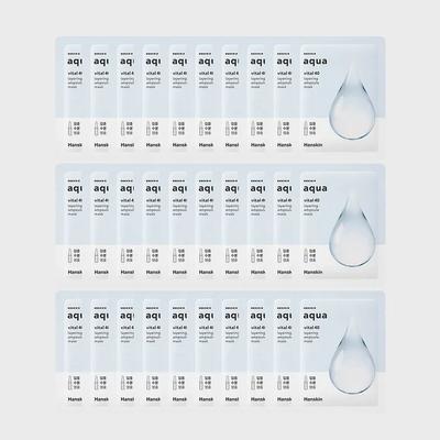 Vital40 Layering Ampoule Mask 21g X 30 Sheets (Aqua/Collagen/Propolis)