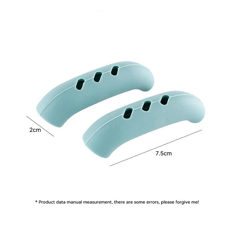 Pot Ear Clips Silicone Pan Handle Cover Heat Insulation Covers Non-slip Steamer Casserole Pan Handle Holder cookware Oven Mitts