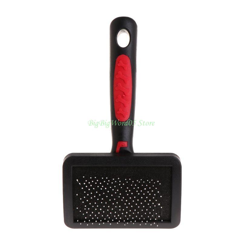 

24TE Pet Grooming Brush Removes Undercoat Shedding Mats & Hair Dander Dirt S чёрный