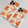 Fresh and Elegant Flowers Pattern Clear Phone Case For Xiaomi Mi 15 T Pro 14T 13T Mi 17 15 14 13 12 11 Lite 5G Silicone Cover