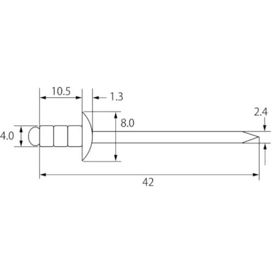 Robtex AP Rivet AP54 (1000) AP5-4