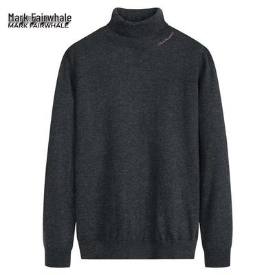 Herren 100% Merinowolle Rollkragenpullover