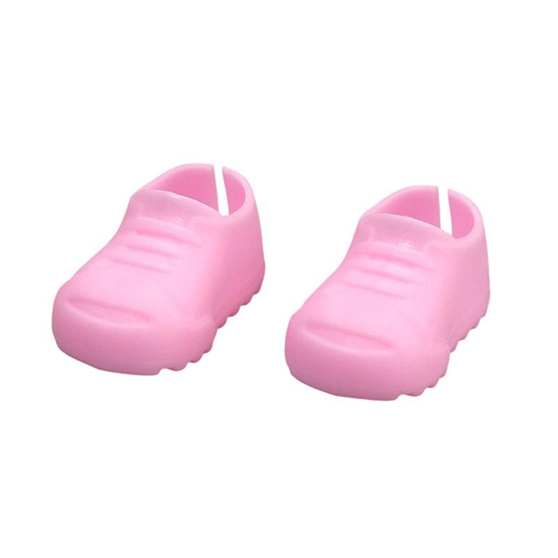 15/17cm Boty pro panenky Plastové mini boty pro panenky Mini prstové boty Oděvní doplněk pro 6,9palcové panenky Slepá krabička panenka