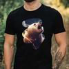 T-Shirt Herren Blitzbär Motiv Baumwolle Größe XS bis 5XL