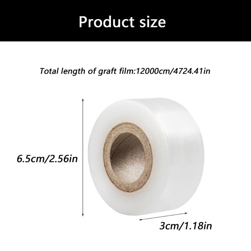 5pack High Elasticities Grafting Film for Secure Plant Wrapping and Protecting in Garden Landscapes