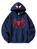 Style Américain Style Rétro Spiderman Dessin Animé Anime Périphérique Sweat à Capuche pour Homme au Printemps et en Automne Sweat à Capuche pour Parent Adulte