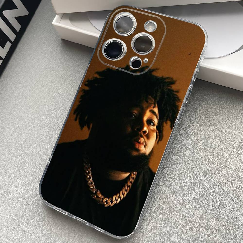 Rod Wave Singer Silicone Phone Case Material For iPhone 17 16 15 11 12 13 14 Pro Max Mini Plus Soft TPU