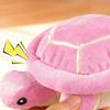 Squeaking Plush Turtles Toy for Dog Chew Stuffed Animal Engagement Teething Toy for Various Breeds Indoor Entertainment