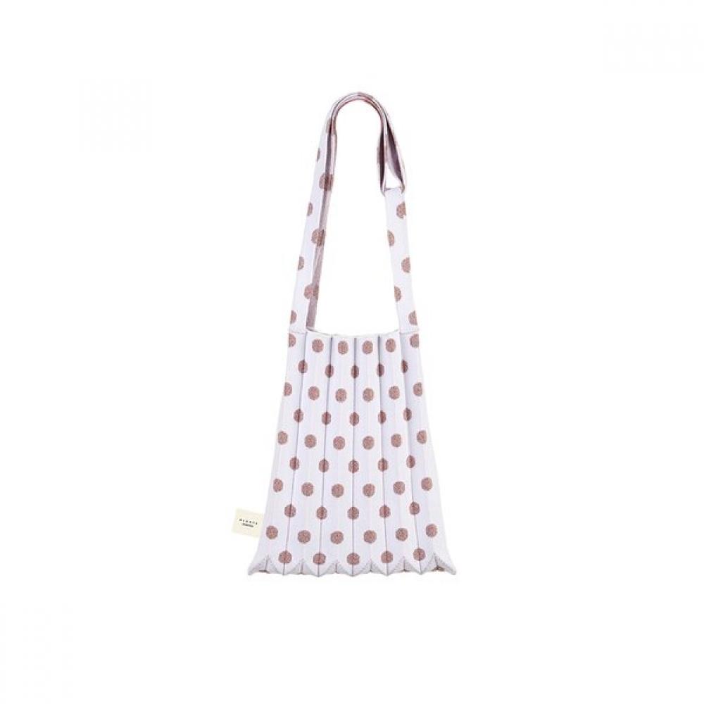 

Pleatsmama Mini Shoulder Bag Glitter Red Dot Single option