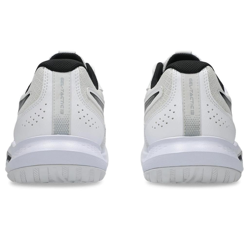 Asics 13 Indoor Sports Shoes Unisex Size 100 3E GEL-TACTIC (1073A078), Adult, (White/Black), 25.5 Cm,