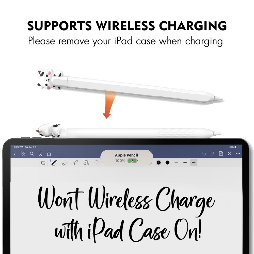 Para Apple Pencil 2 Estojo de Lápis de Desenho Animado Portátil de Silicone Macio Manga Protetora para Caneta Capacitiva Para Ipencil Caneta de Segunda Geração
